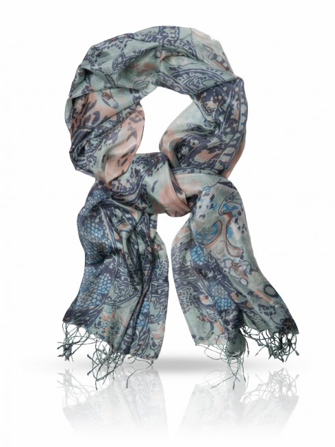 Палантин Женский S-ANIMAL.PAISLEY/BL